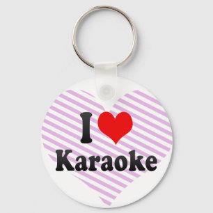I love Karaoke Key Ring