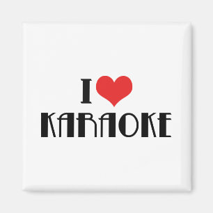 I Love Karaoke Magnet