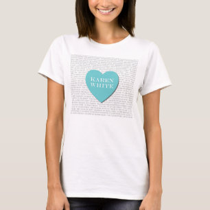I Love Karen White T-Shirt