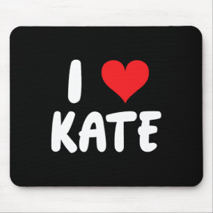I Love Kate - Heart - Name Mouse Mat