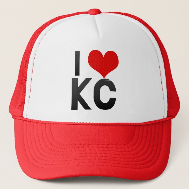 I Love KC Trucker Hat (Front)