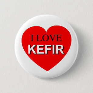 I Love Kefir 6 Cm Round Badge