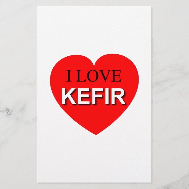 I Love Kefir Stationery (Front)