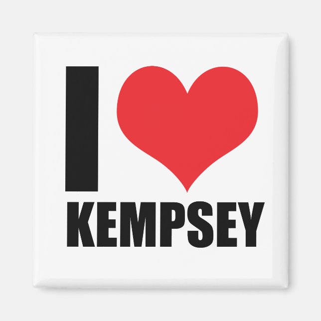 I love Kempsey Magnet (Front)