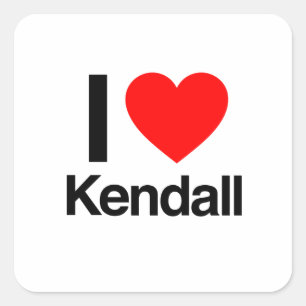i love kendall square sticker