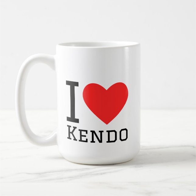 I love kendo coffee mug (Left)