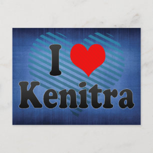 I Love Kenitra, Morocco Postcard