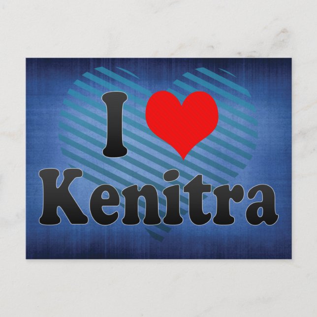 I Love Kenitra, Morocco Postcard (Front)