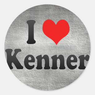 I Love Kenner, United States Classic Round Sticker