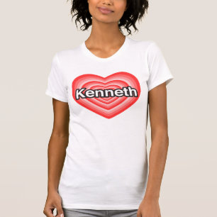 I love Kenneth. I love you Kenneth. Heart T-Shirt
