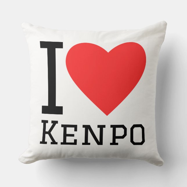 I love kenpo cushion (Front)
