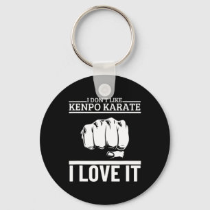 I Love Kenpo Karate Funny Proud American Kenpo  Key Ring