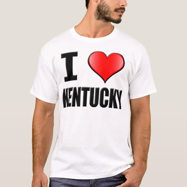 I Love Kentucky T-Shirt - Mens (Front)