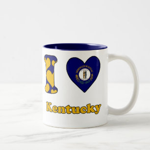 I love Kentucky Two-Tone Coffee Mug