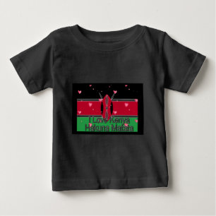 I Love Kenya and "Hakuna Matata" Art Print Baby T-Shirt