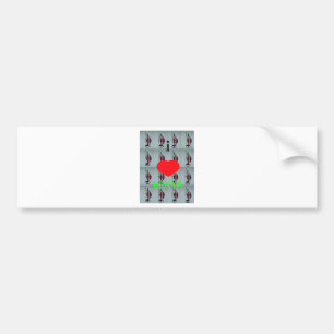 I Love Kenya Art Print Bumper Sticker