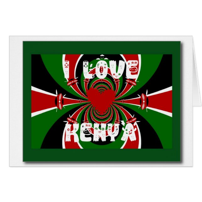 I Love Kenya Hakuna Matata Gifts (Front Horizontal)