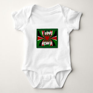I Love Kenya Hakuna Matata Gifts Baby Bodysuit