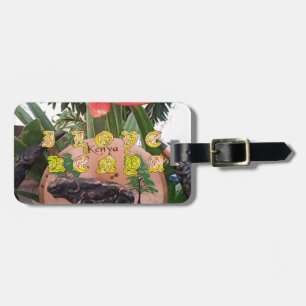 I Love kenya Hakuna Matata gifts Luggage Tag