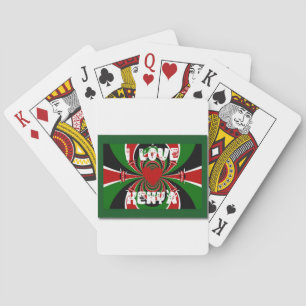 I Love Kenya Hakuna Matata Gifts Playing Cards
