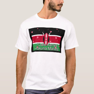 I Love ! Kenya Hakuna Matata T-Shirt