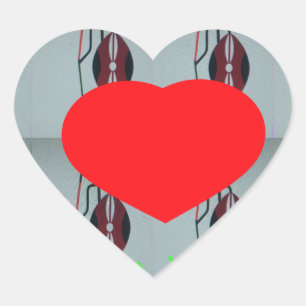 I Love Kenya Heart Sticker