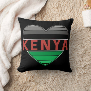 I Love Kenya, Kenyan Heart Cushion