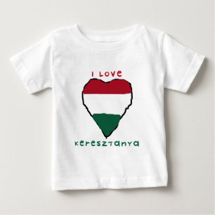 I Love Keresztanya Infant T-Shirt
