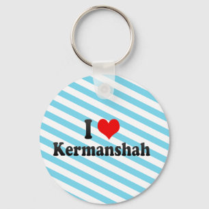 I Love Kermanshah, Iran Key Ring