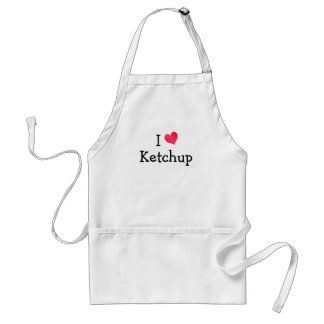 I Love Ketchup Standard Apron