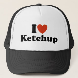 I Love Ketchup Trucker Hat