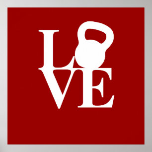 I Love Kettlebells Poster