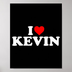 I Love Kevin - Heart Long Sleeve  Poster