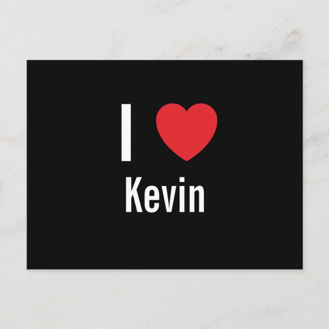 I love Kevin Postcard (Front)