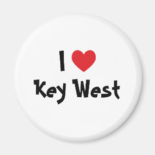 I Love Key West Florida Magnet