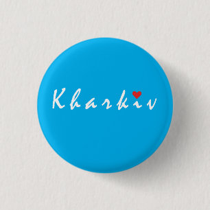I love Kharkiv 3 Cm Round Badge