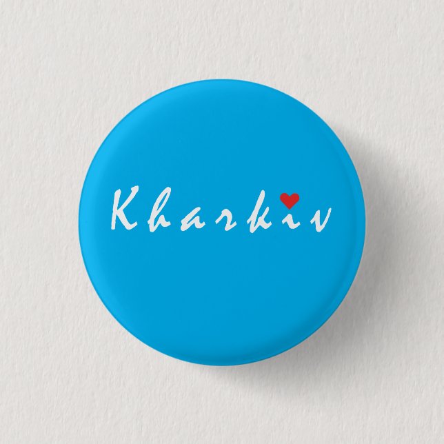 I love Kharkiv 3 Cm Round Badge (Front)