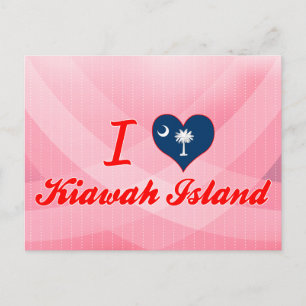 I Love Kiawah Island, South Carolina Postcard