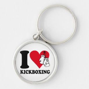 I love kickboxing key ring