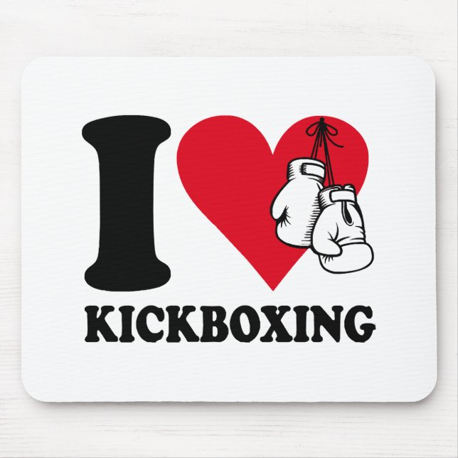I love kickboxing mouse mat (Front)