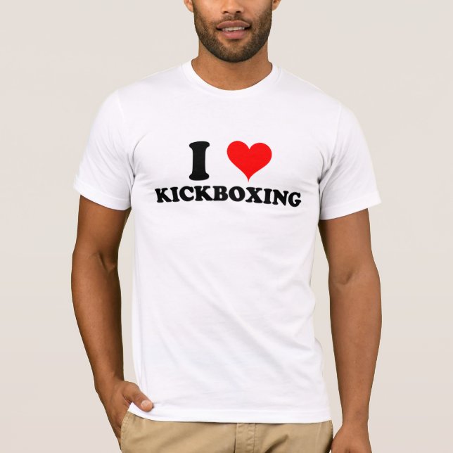 I Love Kickboxing T-Shirt (Front)