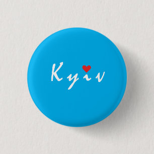 I love Kiev 3 Cm Round Badge