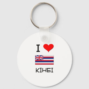 I Love KIHEI Hawaii Key Ring