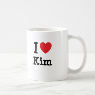 I love Kim heart T-Shirt Coffee Mug