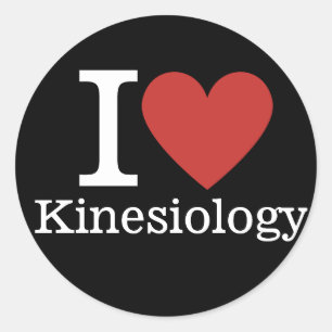 I ❤️ Love Kinesiology for Students/Faculty Classic Round Sticker