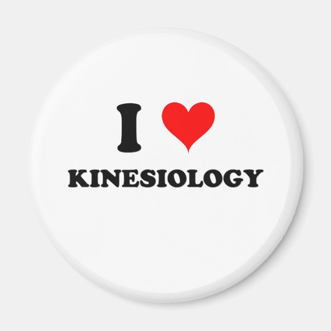 I Love Kinesiology Magnet (Front)
