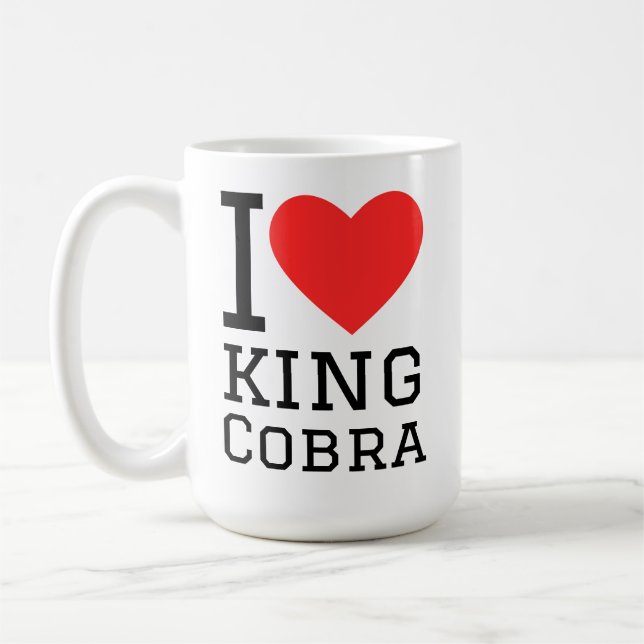 I love king cobra coffee mug (Left)