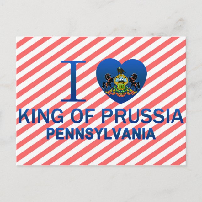 I Love King Of Prussia, PA Postcard (Front)