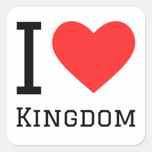 I love kingdom square sticker