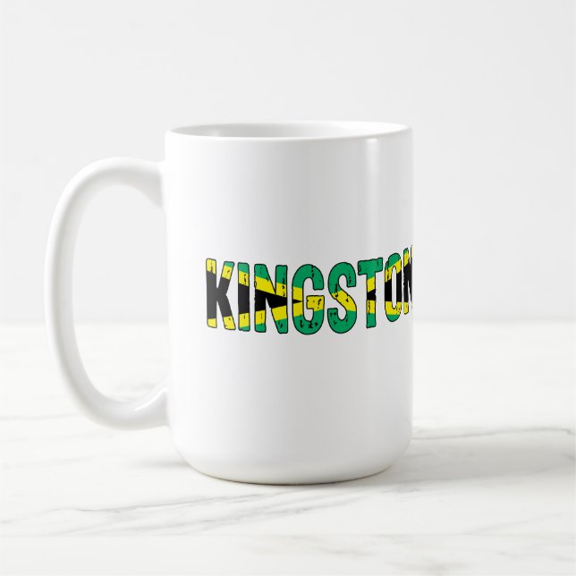 I love Kingston Jamaica Coffee Mug (Left)